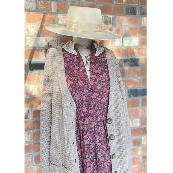 Vintage Laura Ashley Floral Boho Lace Button Up Maxi Dress ✨ Final Price ✨ - Picture 8 of 12